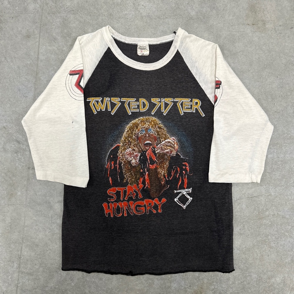 1980s Twister Sister Raglan Band Shirt